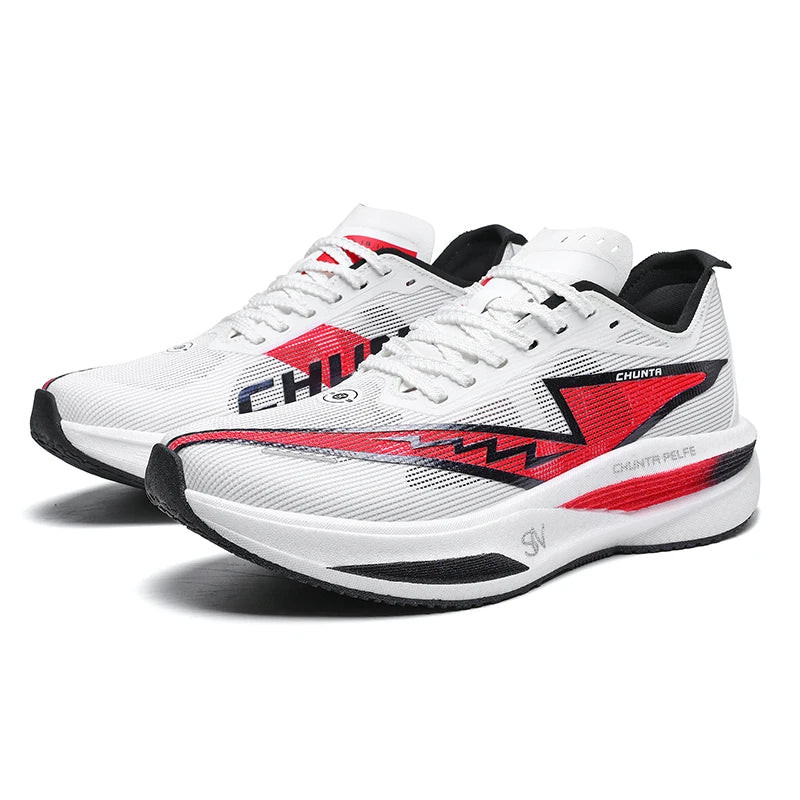 Running Shoes Carbon Board Speciality Marathon Men Sports Breathable Lightweight Women's Comfortable Nonskid Chunta Sneakers