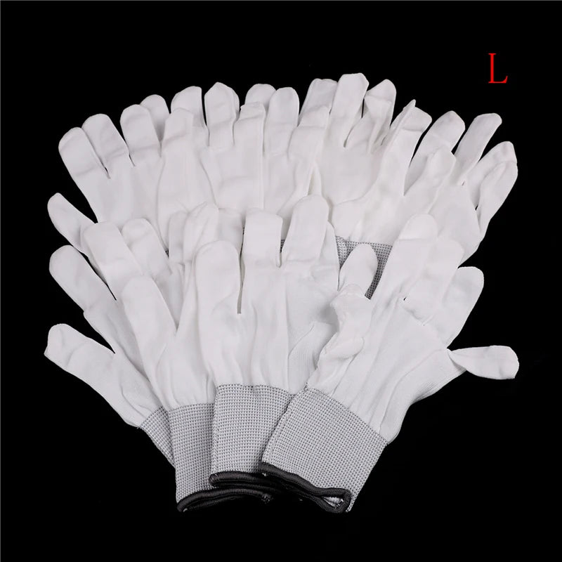5Pair pu coated palm coated finger PC Antiskid for Finger Protection Antistatic Gloves Anti Static ESD Electronic Working Gloves