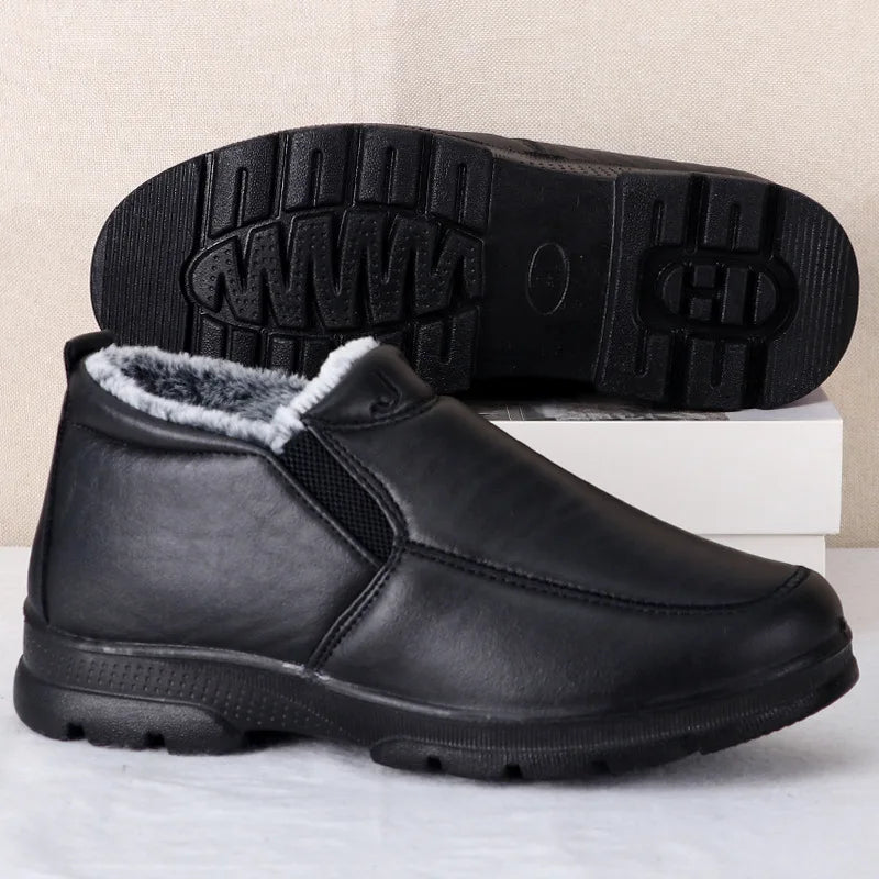 Boots men's snow outdoor men's shoes men's winter boots hiking ankle boots waterproof men's shoes work shoes shoes