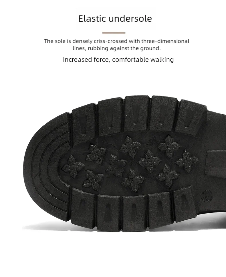 Men's boots four seasons retro British tooling shoes soft sole anti-slip high-top casual boots fashion youth outdoor boots