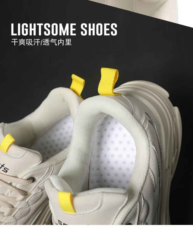 Casual Sports Shoes Soft Sole Breathable Daily Commute Outdoor Walking Men Casual Comfort Women Fashion Versatile Sneakers