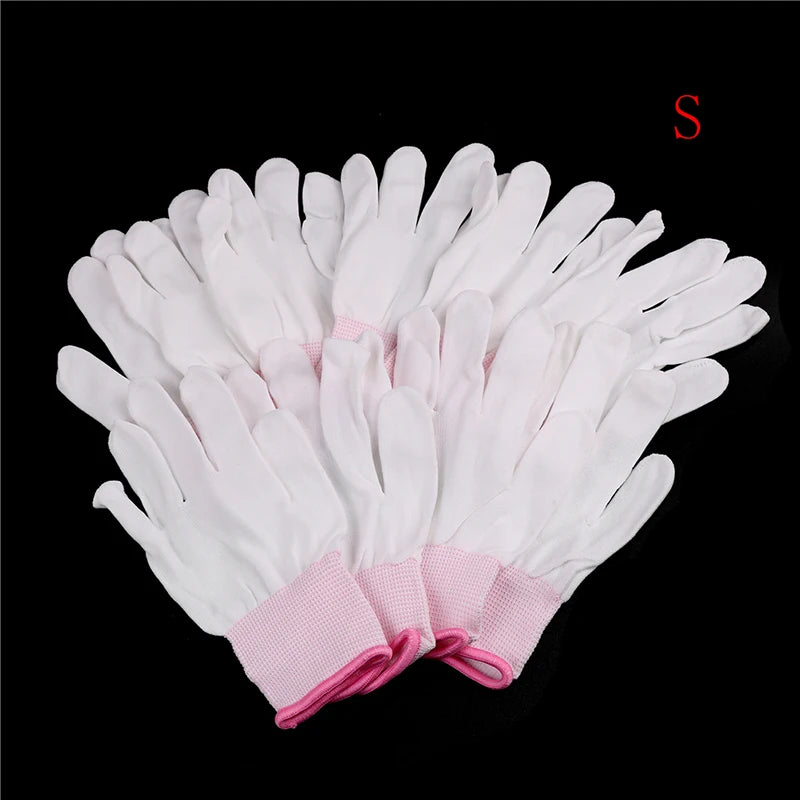 5Pair pu coated palm coated finger PC Antiskid for Finger Protection Antistatic Gloves Anti Static ESD Electronic Working Gloves