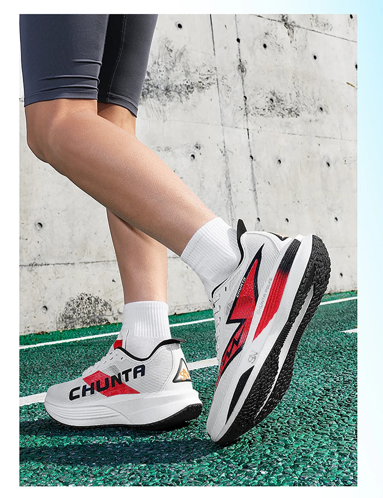 Running Shoes Carbon Board Speciality Marathon Men Sports Breathable Lightweight Women's Comfortable Nonskid Chunta Sneakers