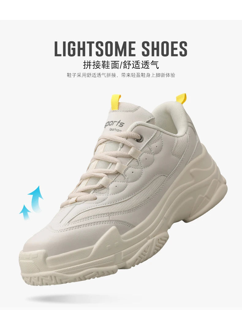 Casual Sports Shoes Soft Sole Breathable Daily Commute Outdoor Walking Men Casual Comfort Women Fashion Versatile Sneakers