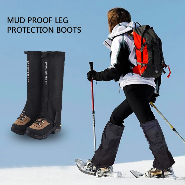 1Pair  Adjustable Waterproof Leg Guards for Weed Eating And Lawn Trimming - Protective Leg Protectors for Outdoor Garden Care
