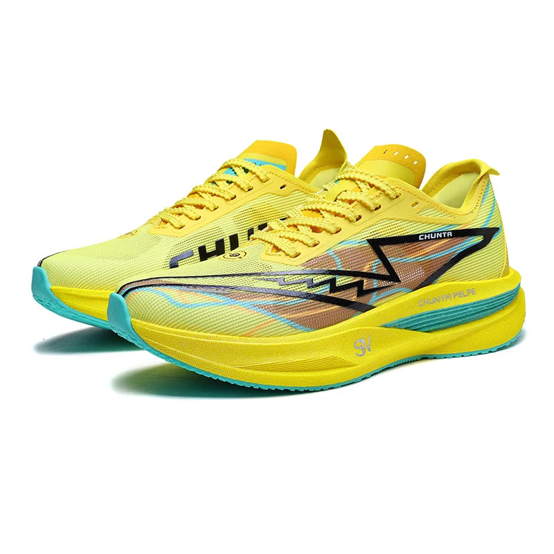 Running Shoes Carbon Board Speciality Marathon Men Sports Breathable Lightweight Women's Comfortable Nonskid Chunta Sneakers