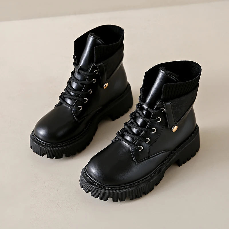 Boots Women New 2024 Winter Footwear Luxury Designer Female Shoes Fashion Rock Ladies Lolita Ankle Lady Boots Rock Shoes Woman