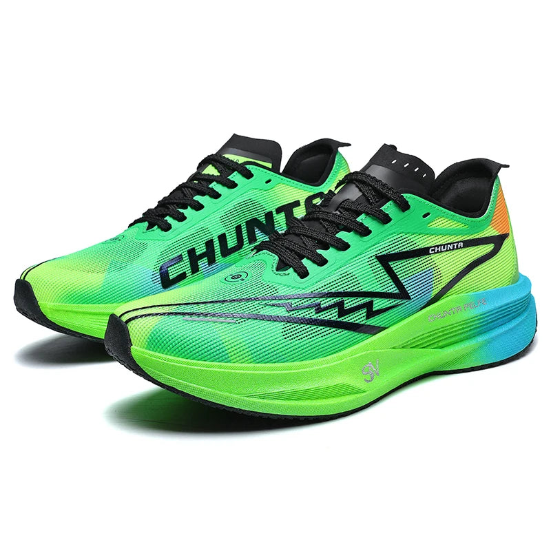 Running Shoes Carbon Board Speciality Marathon Men Sports Breathable Lightweight Women's Comfortable Nonskid Chunta Sneakers